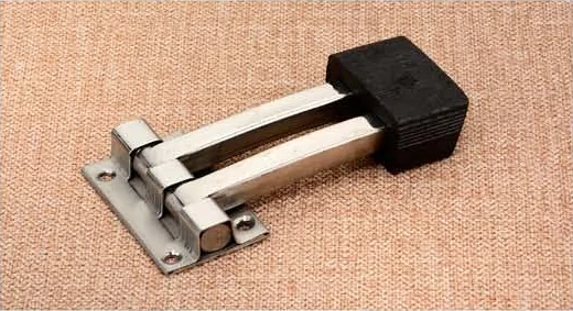 Square 2 Leg zinc & ss door stoppers by VinRose